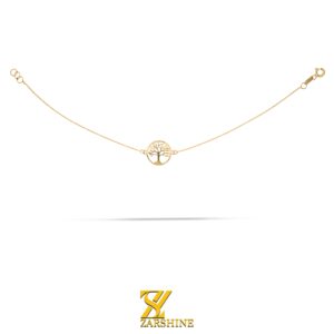 دستبند طلا مینیمال طرح درخت