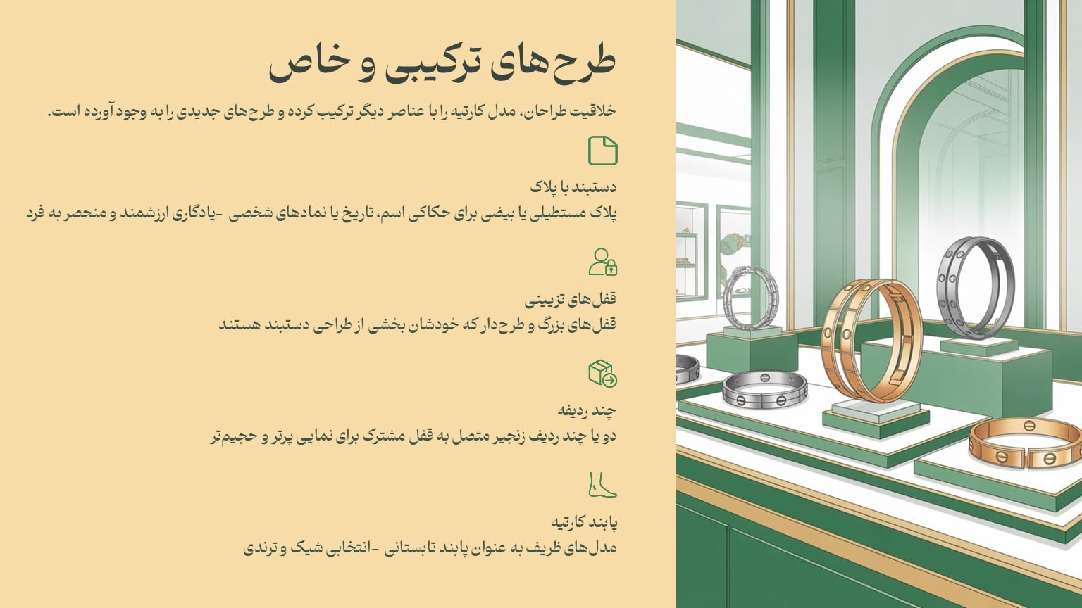 طرح‌های ترکیبی و خاص کارتیه