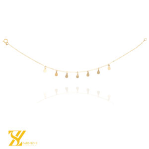 دستبند طلا طرح پولکی