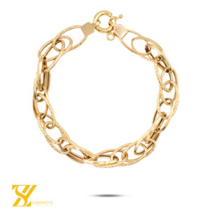 دستبند طلا طرح کلاسیک