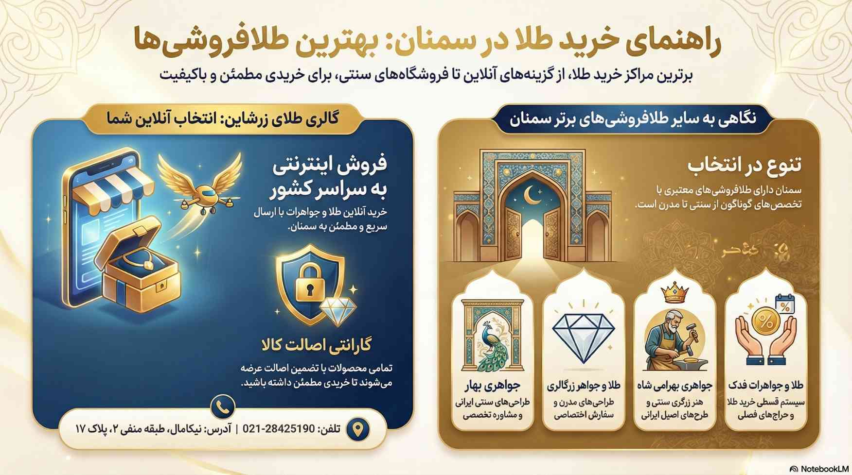 راهنمای خرید طلا در سمنان