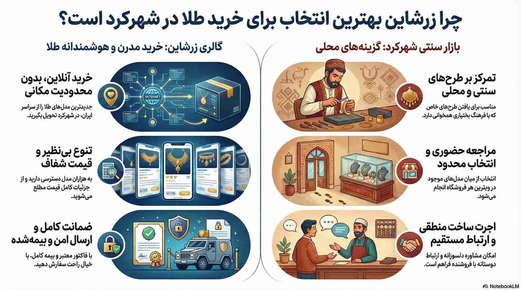 راهنمای خرید طلا در شهرکرد